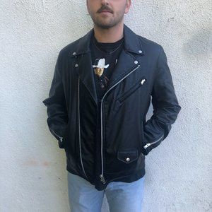 Uniqlo faux leather jacket